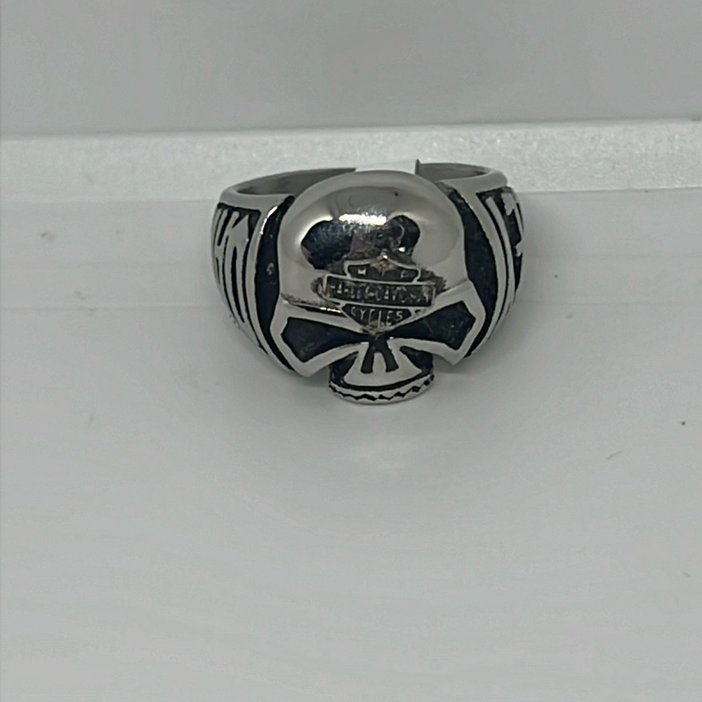 Harley Davidson Skull Ring size 10 12